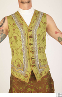   Photos Man in Historical Civilian suit 3 18th century civilian suit medieval clothing tattoo upper body vest 0001.jpg